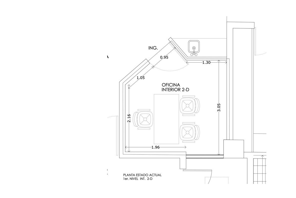 Oficina / Consultorio en renta de 11 m2